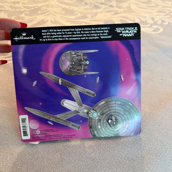 Star Trek Wrath Of Khan Hallmark Itty Bittys Kirk & Khan Plush Figures Set - Picture 2 of 2